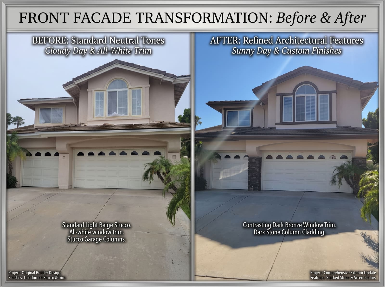 Home front paint transformation