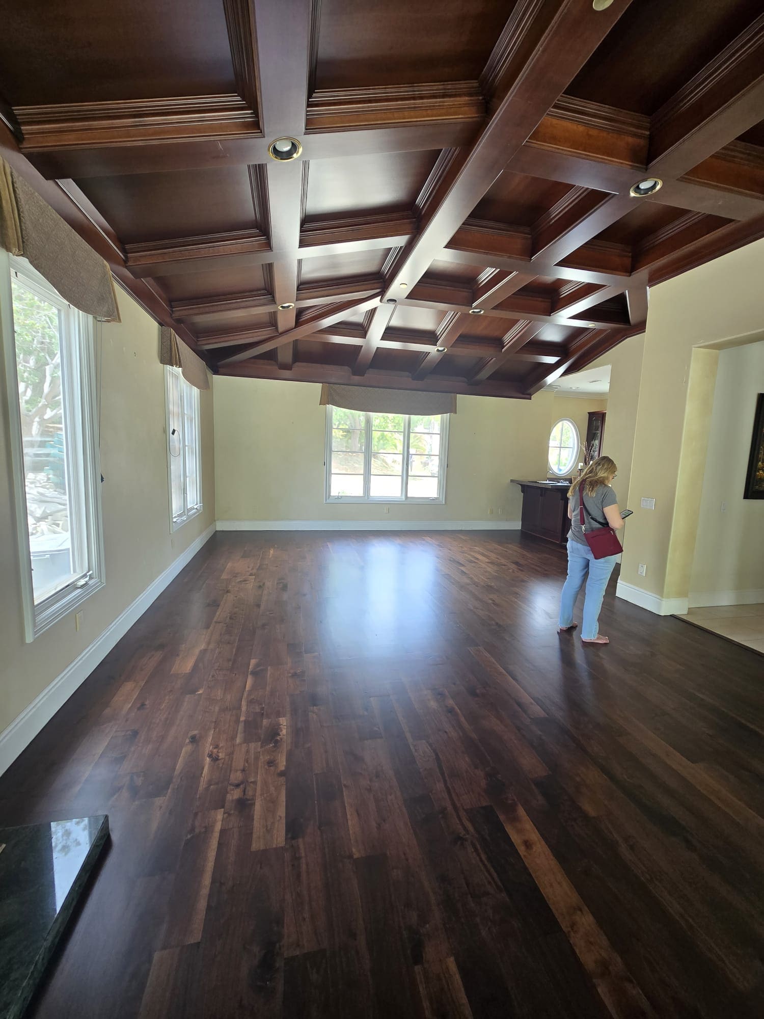 Full interior wood refinish